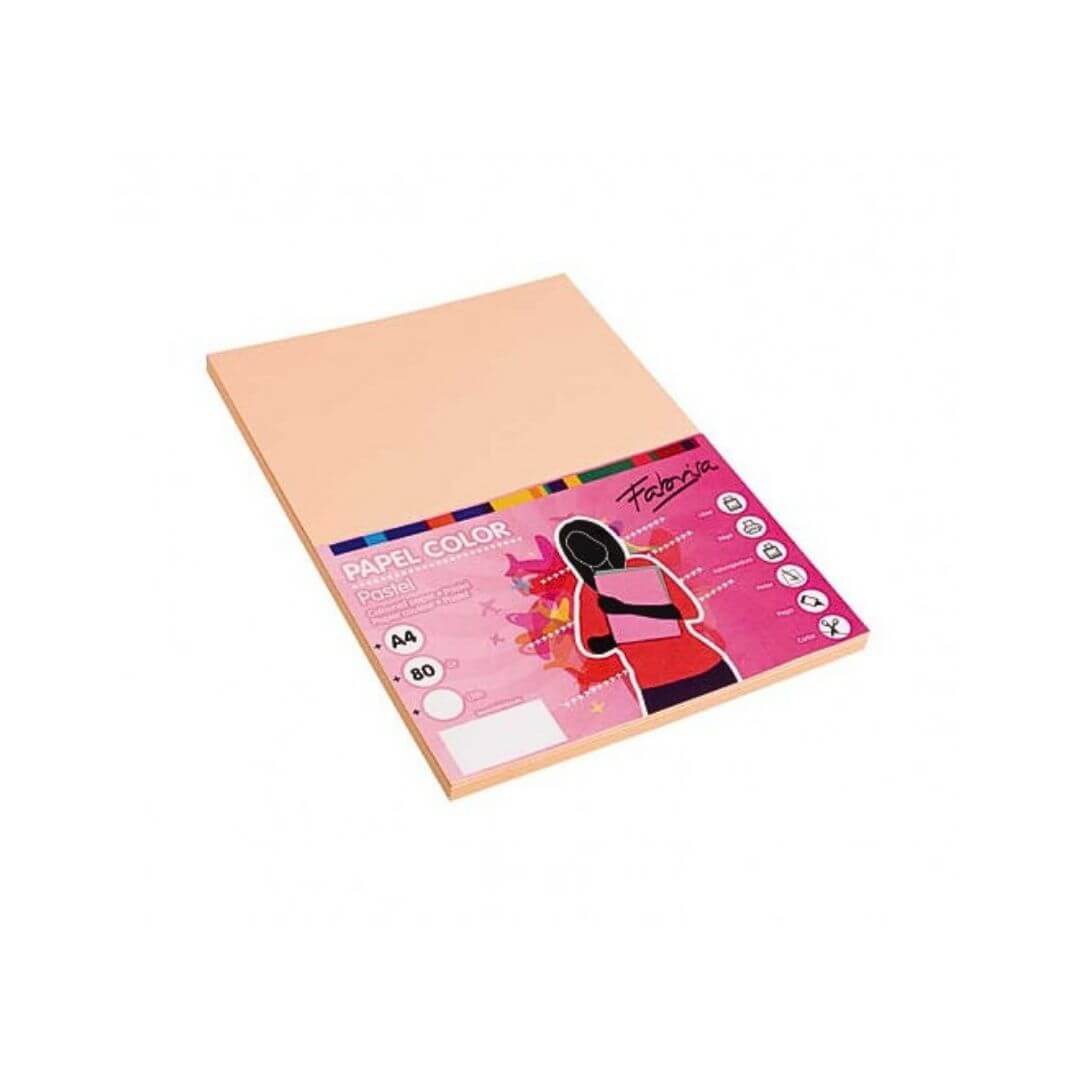 Paper 80g A4 100 hojas color crema Fabrisa