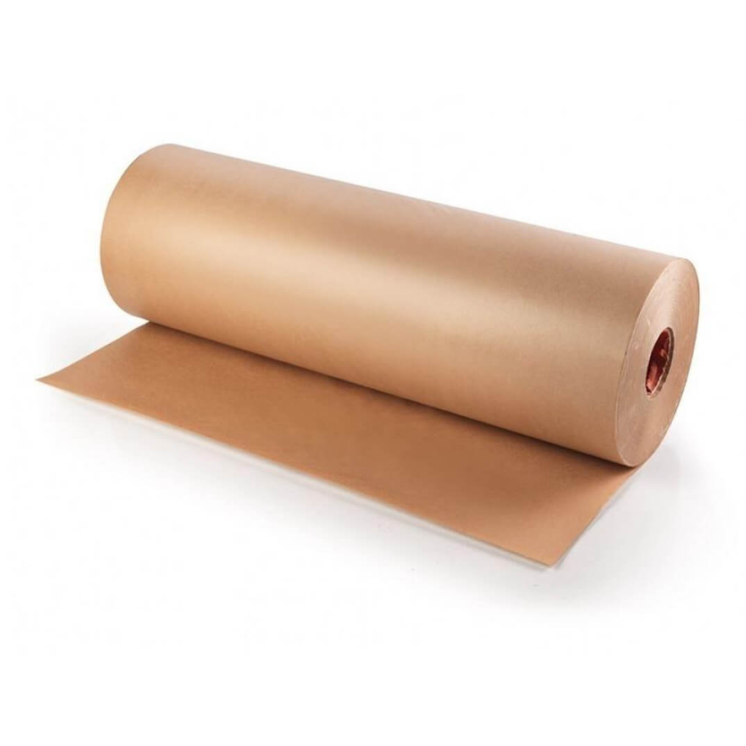 Bobina paper embalatge kraft 0,62 x 150m marró
