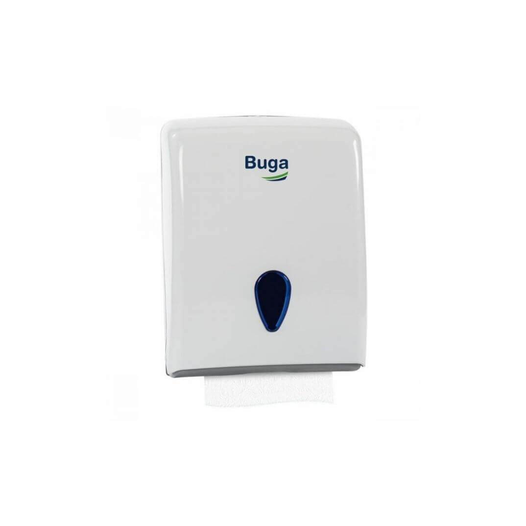 Dispensador papel secamanos tipo zig zag