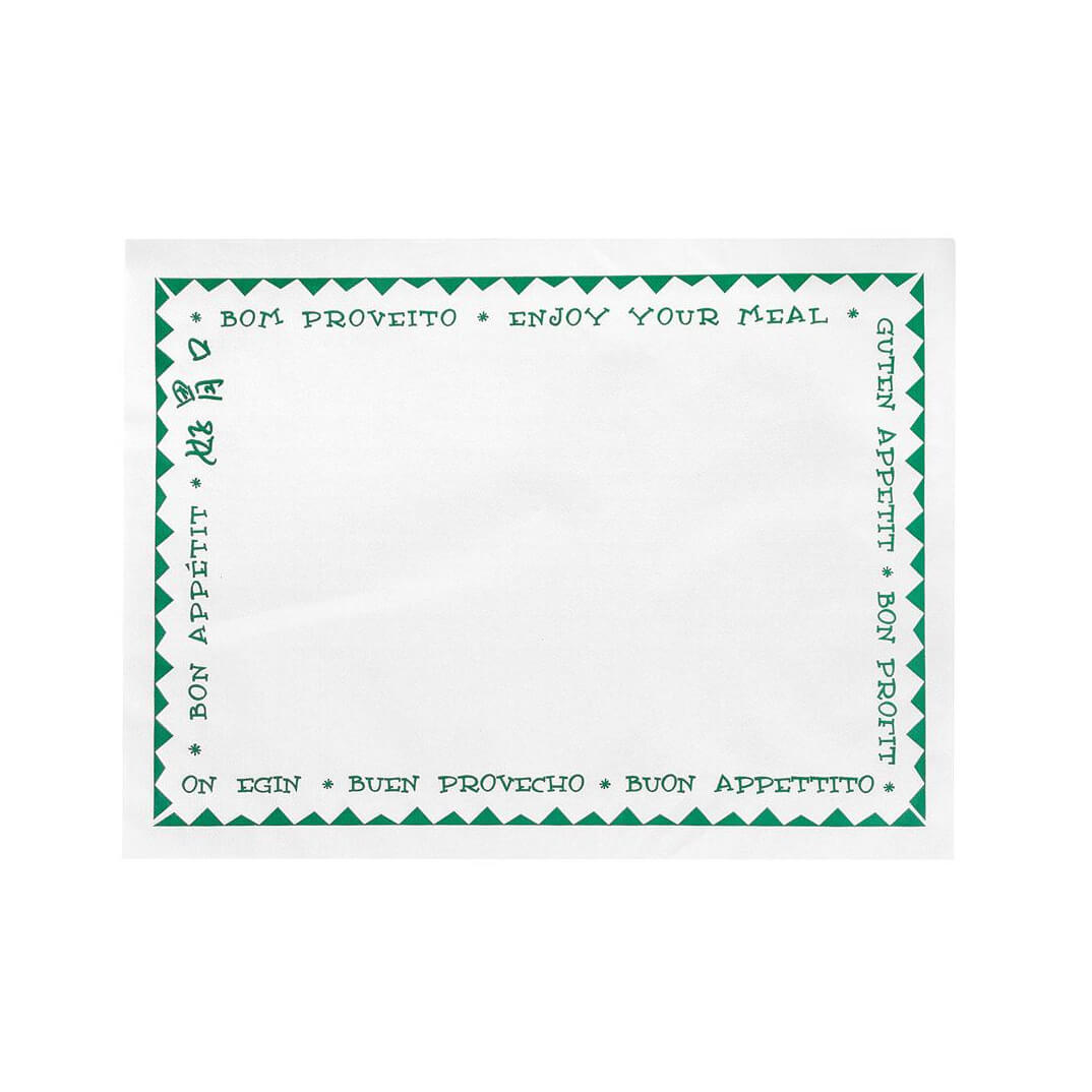 Estovalles individual 30x40 blanc decorat (500u)