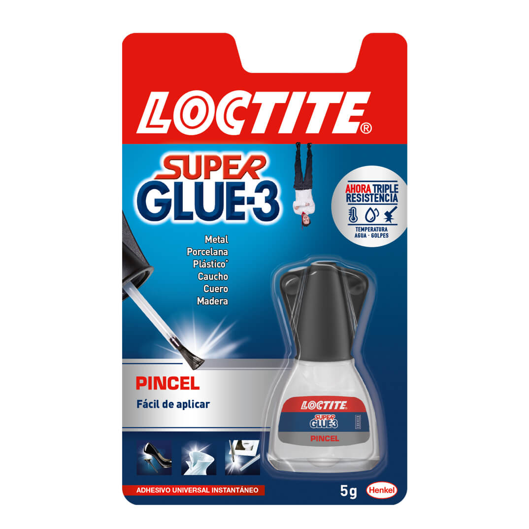 Loctite Super Glue-3 5g amb pinzell aplicador