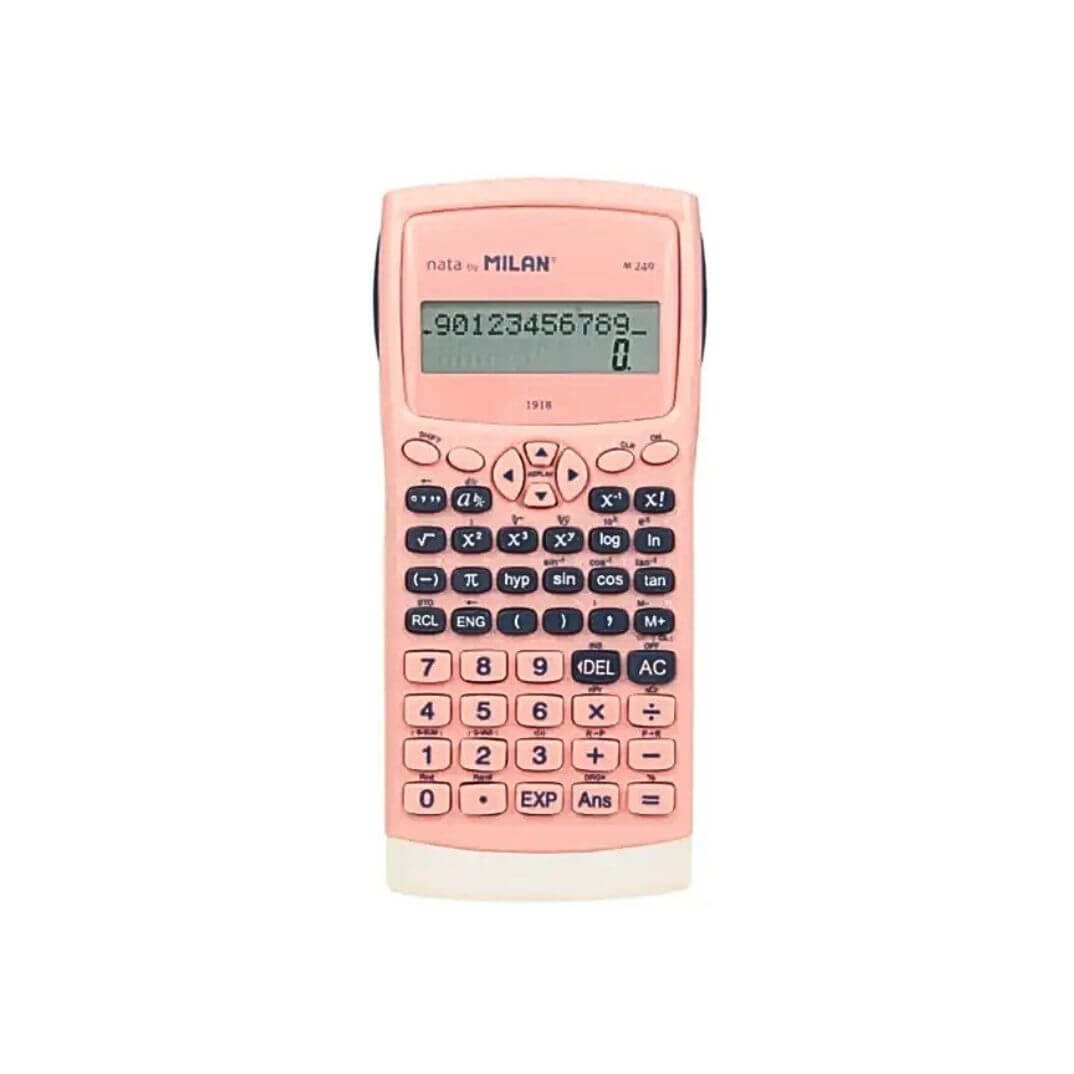 Calculadora científica Milan 240 rosa