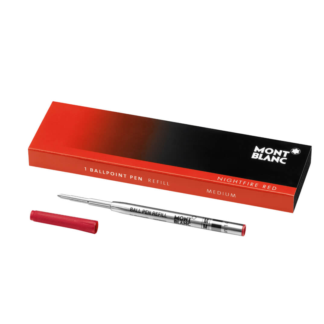Recambio bolígrafo Montblanc punta media rojo