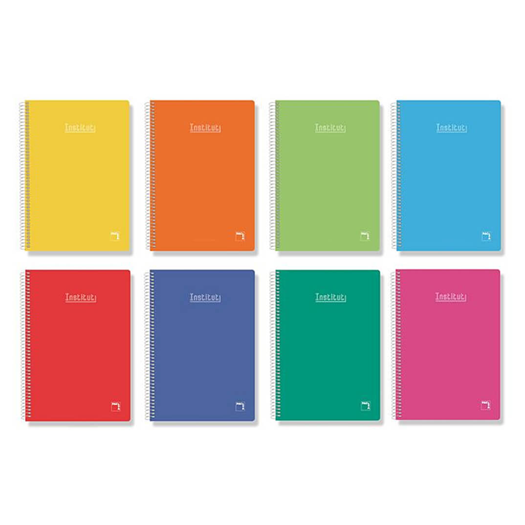 Cuaderno Folio tapa dura 80h pauta 2.5mm surtidos