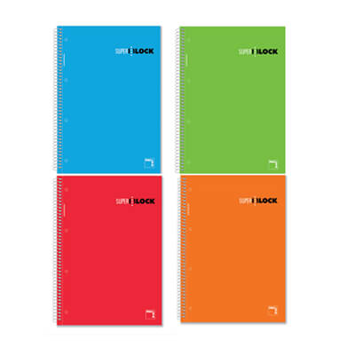 Cuaderno superblock A5 C5 colores surtidos 160h