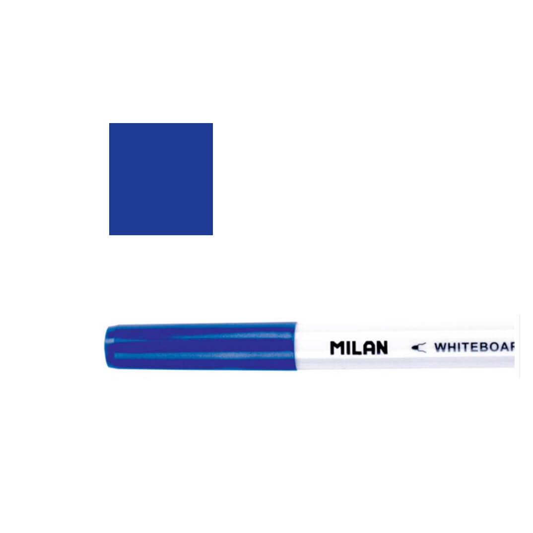 Retolador pissarra blanca Milan blau