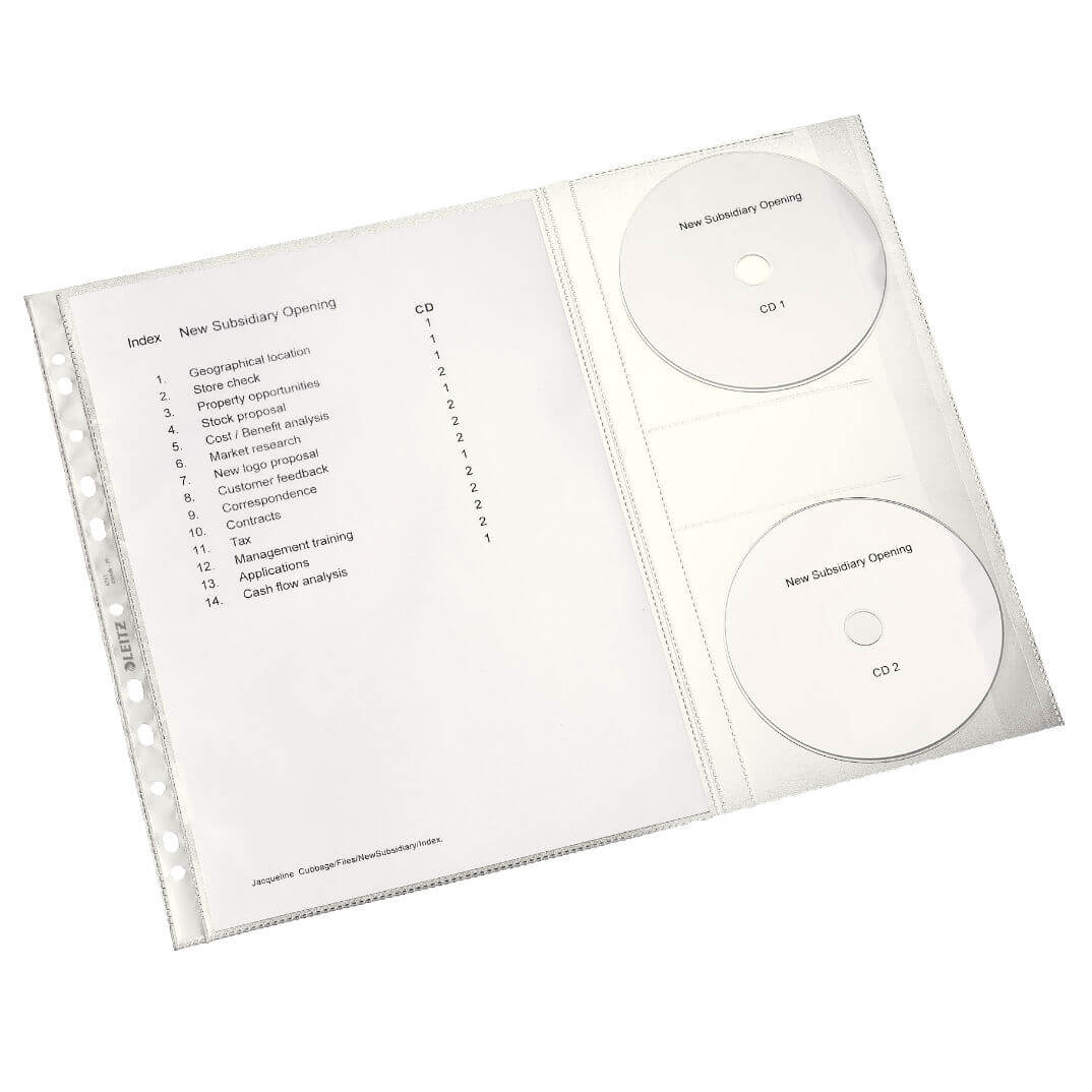 Bossa 5 fundes A4 120 micres cd/dvd(2cd's)