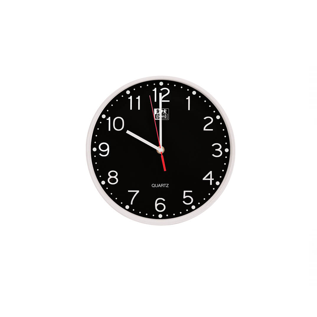 Rellotge paret Oxford Calm 25cm negre