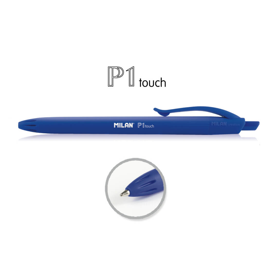 Bolígrafo Milan P1 Touch azul