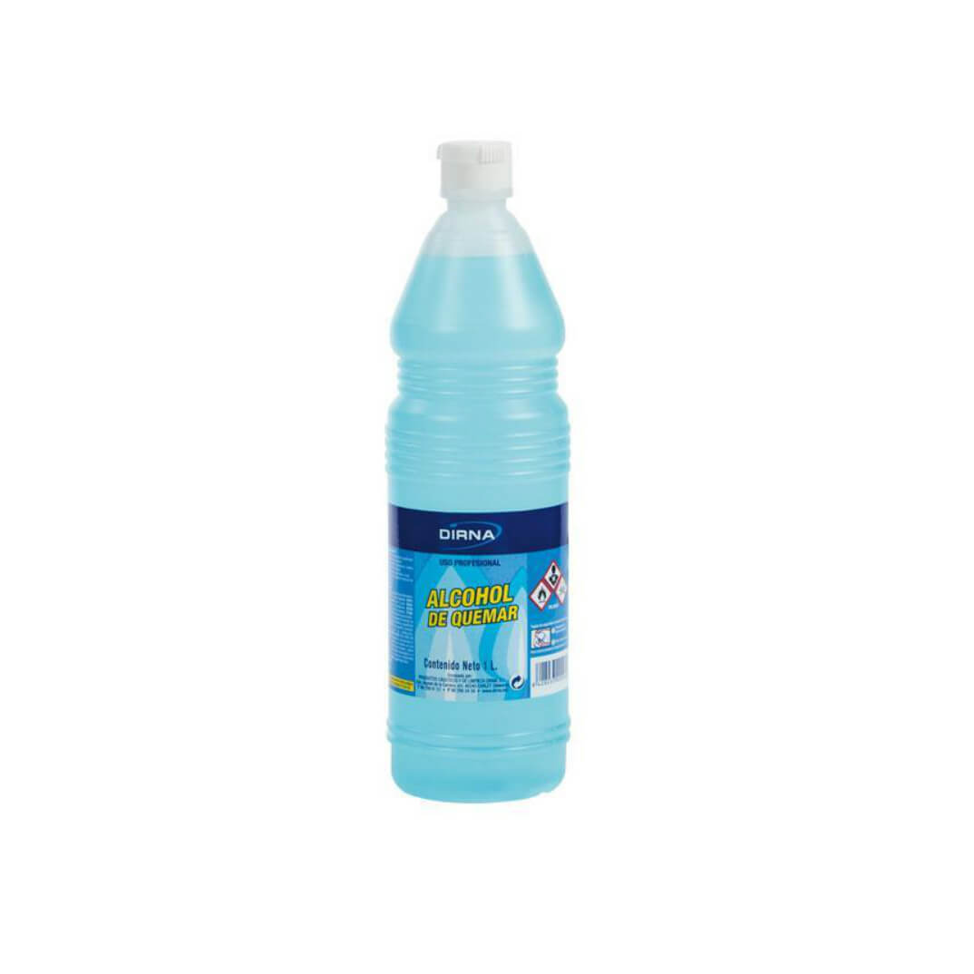 Botella 1 litro alcohol de quemar