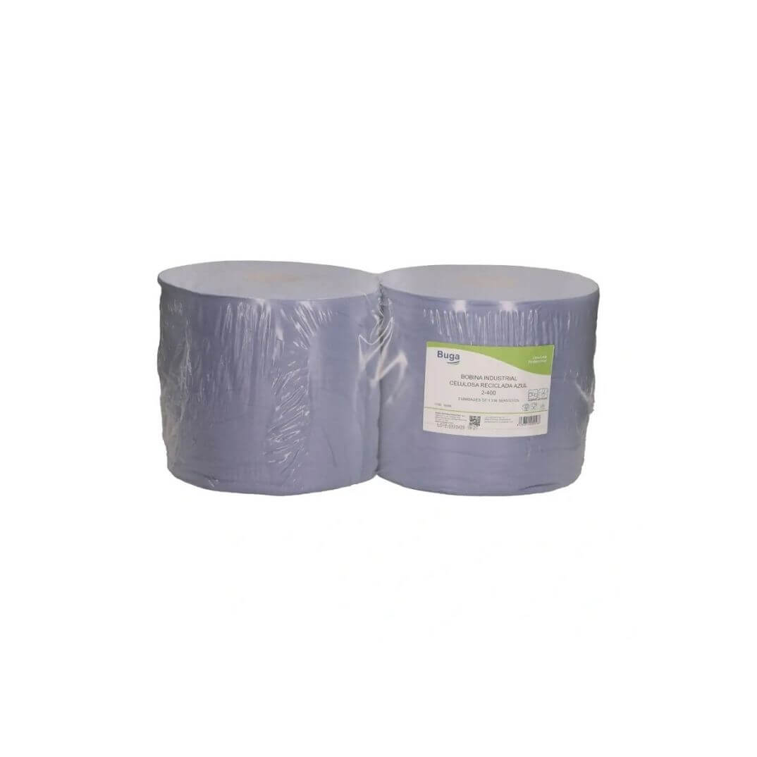 Bobina industrial de celulosa de 400m blava
