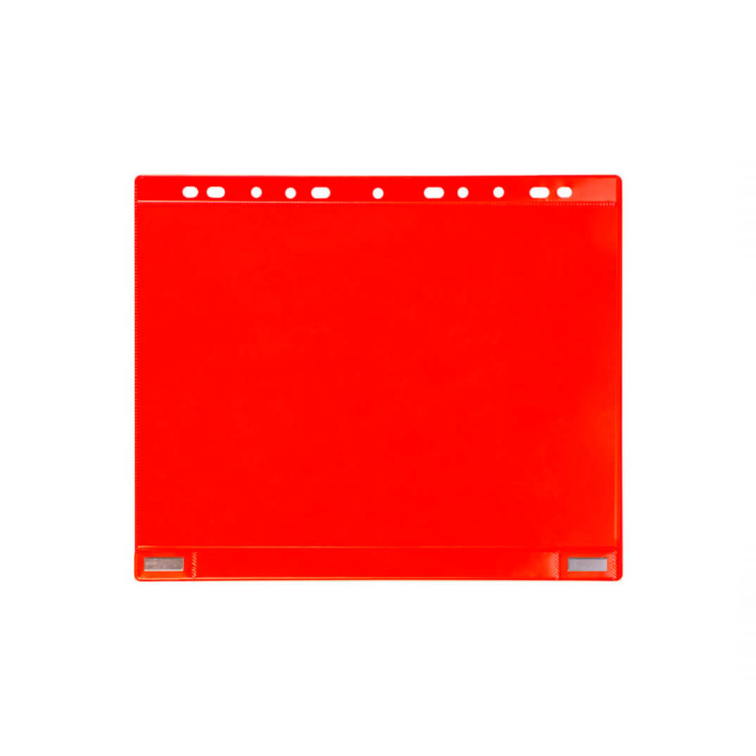 Funda magnética doble cara 11A roja (5u)