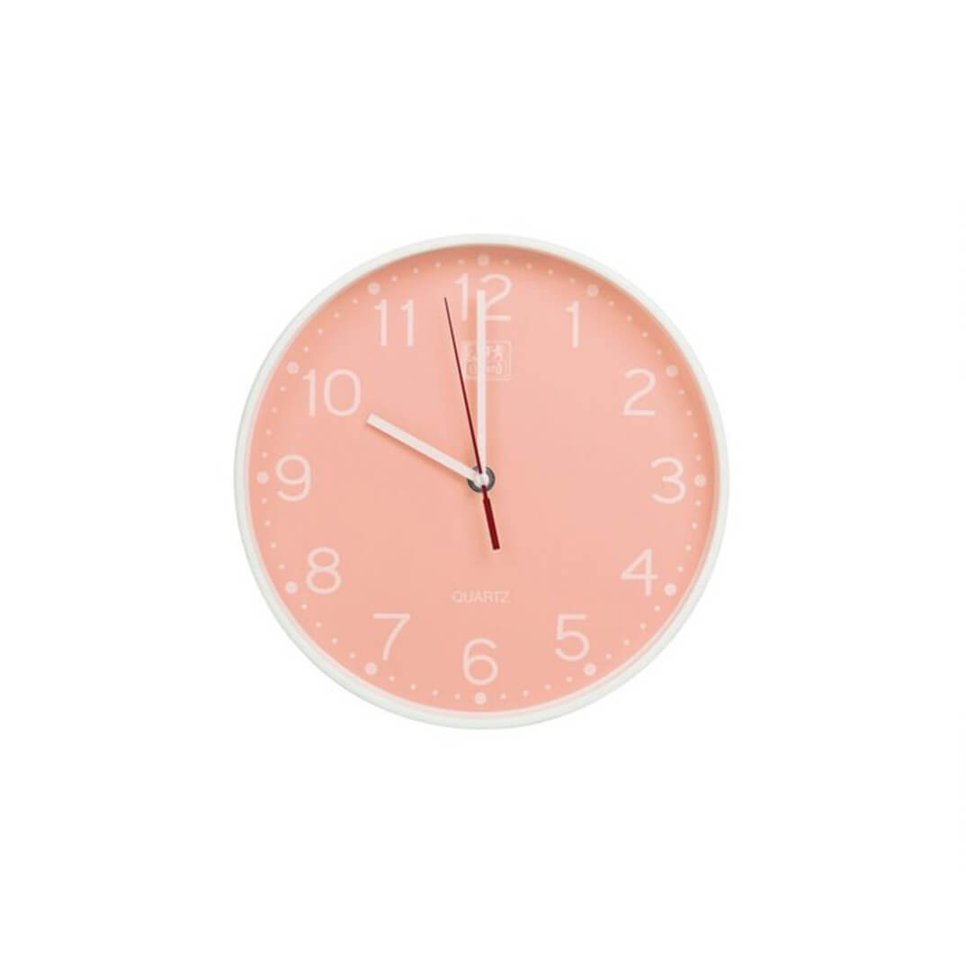 Reloj pared Oxford Calm 25cm naranja