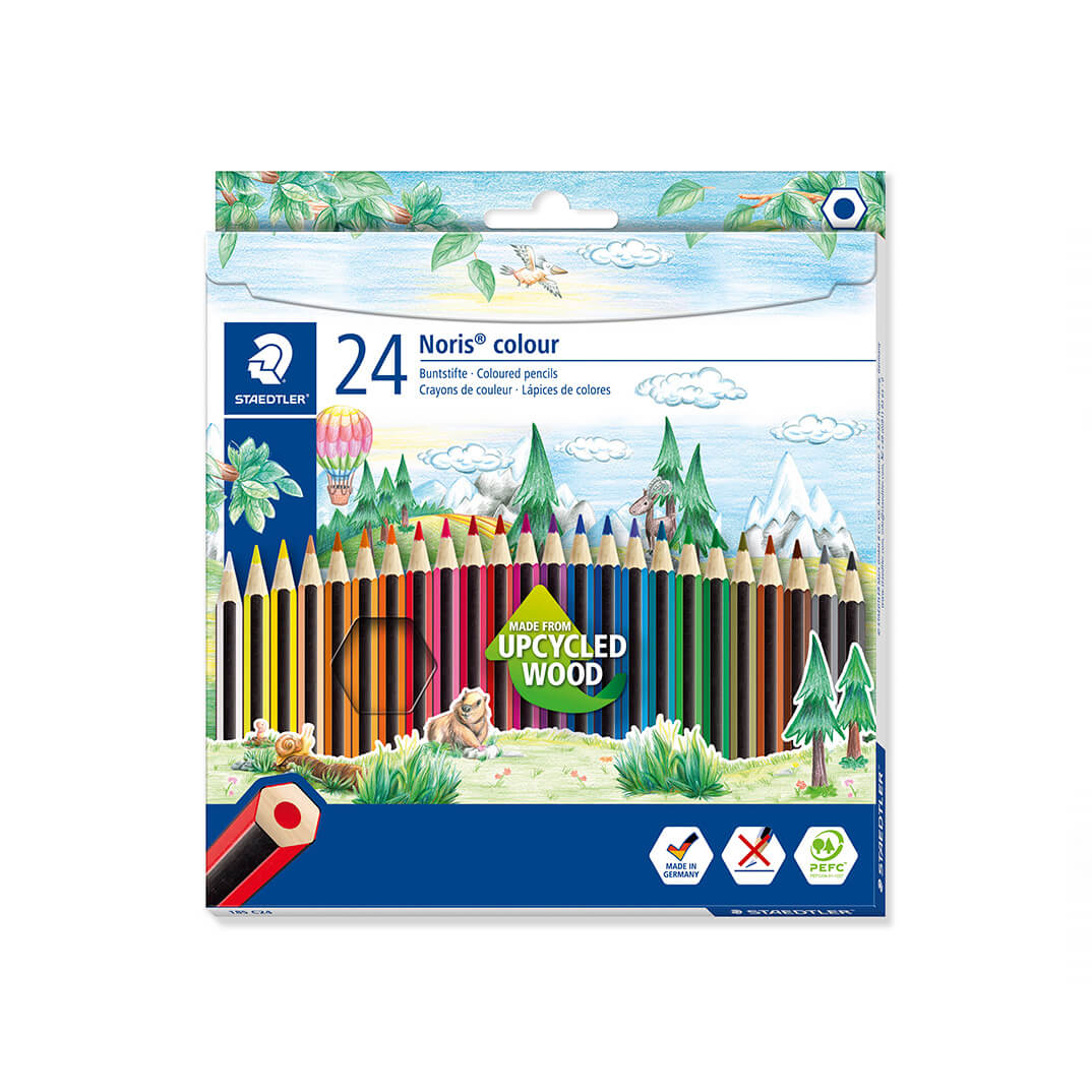 Caixa 24 lapiss Noris colour