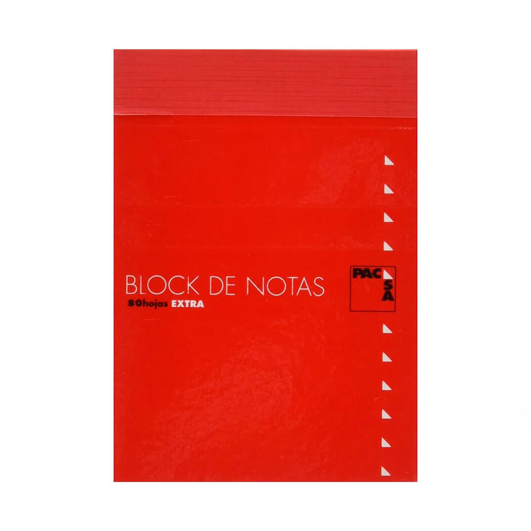 Bloc de notes Pacsa 1/16 amb tapa C4 80 fulls