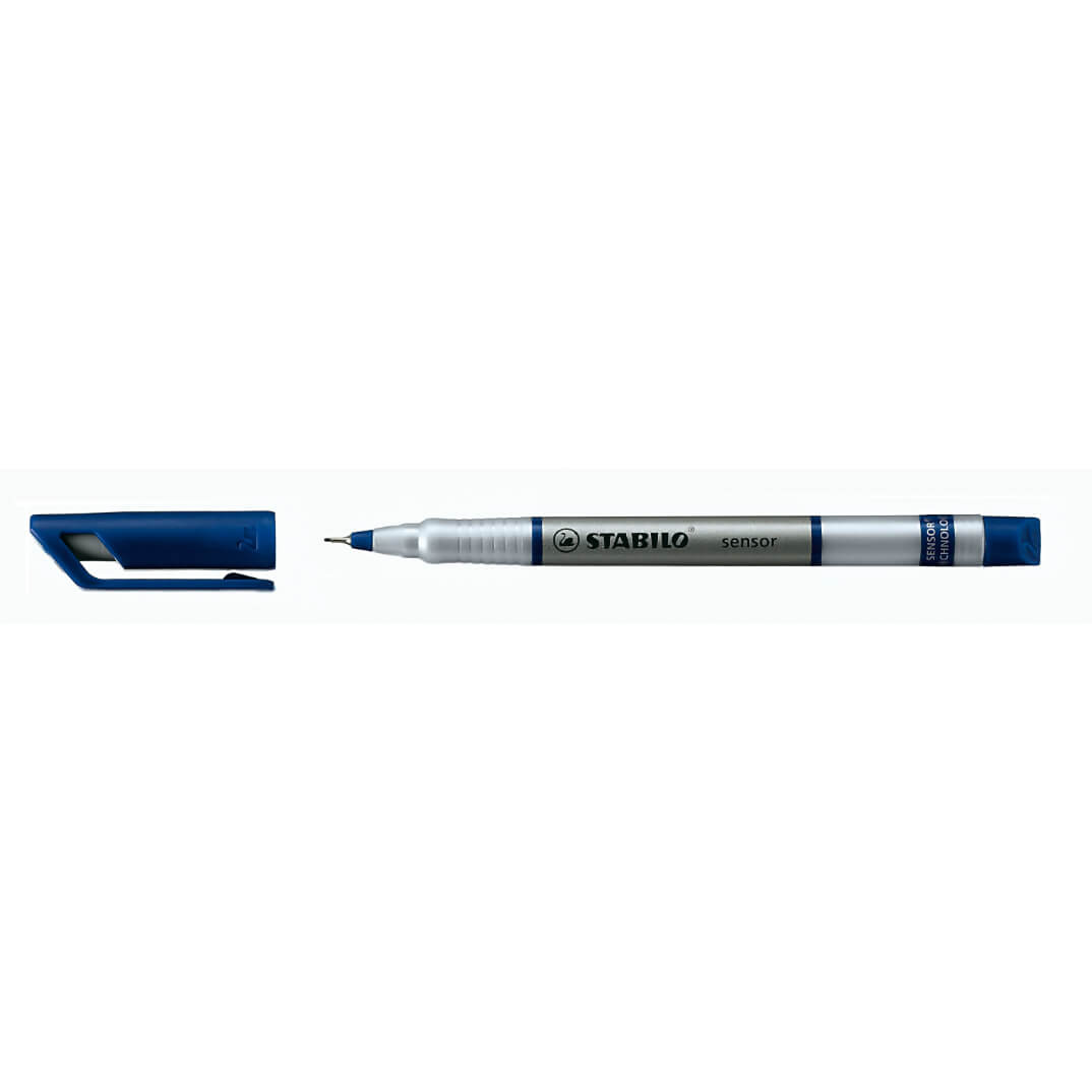 Rotulador Stabilo sensor azul