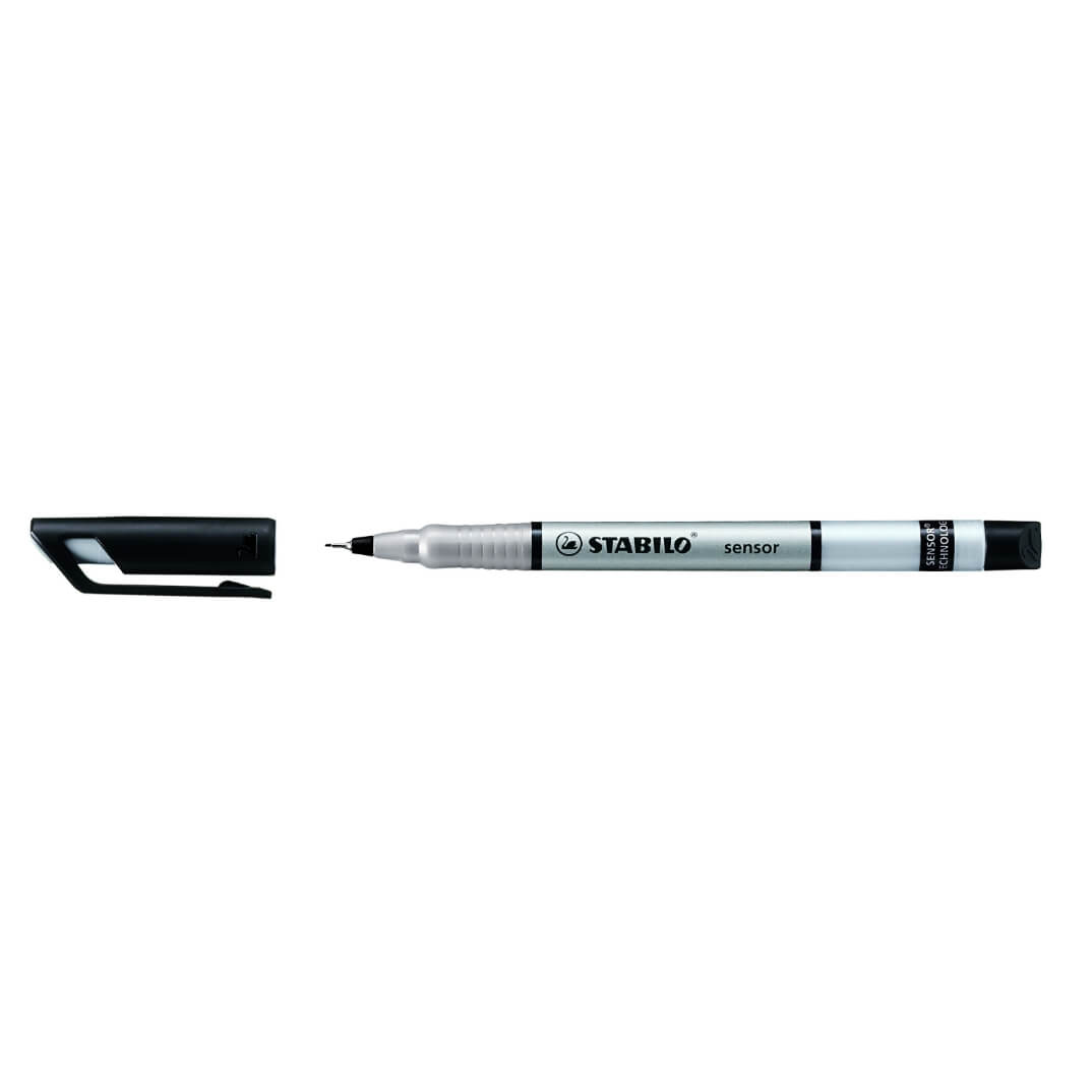 Rotulador Stabilo sensor negro