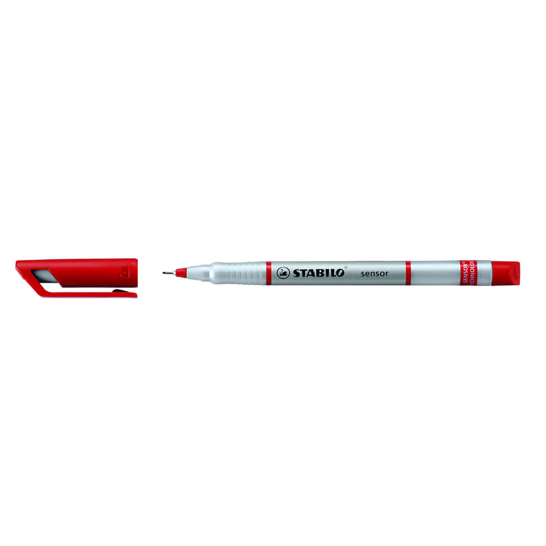 Rotulador Stabilo sensor rojo