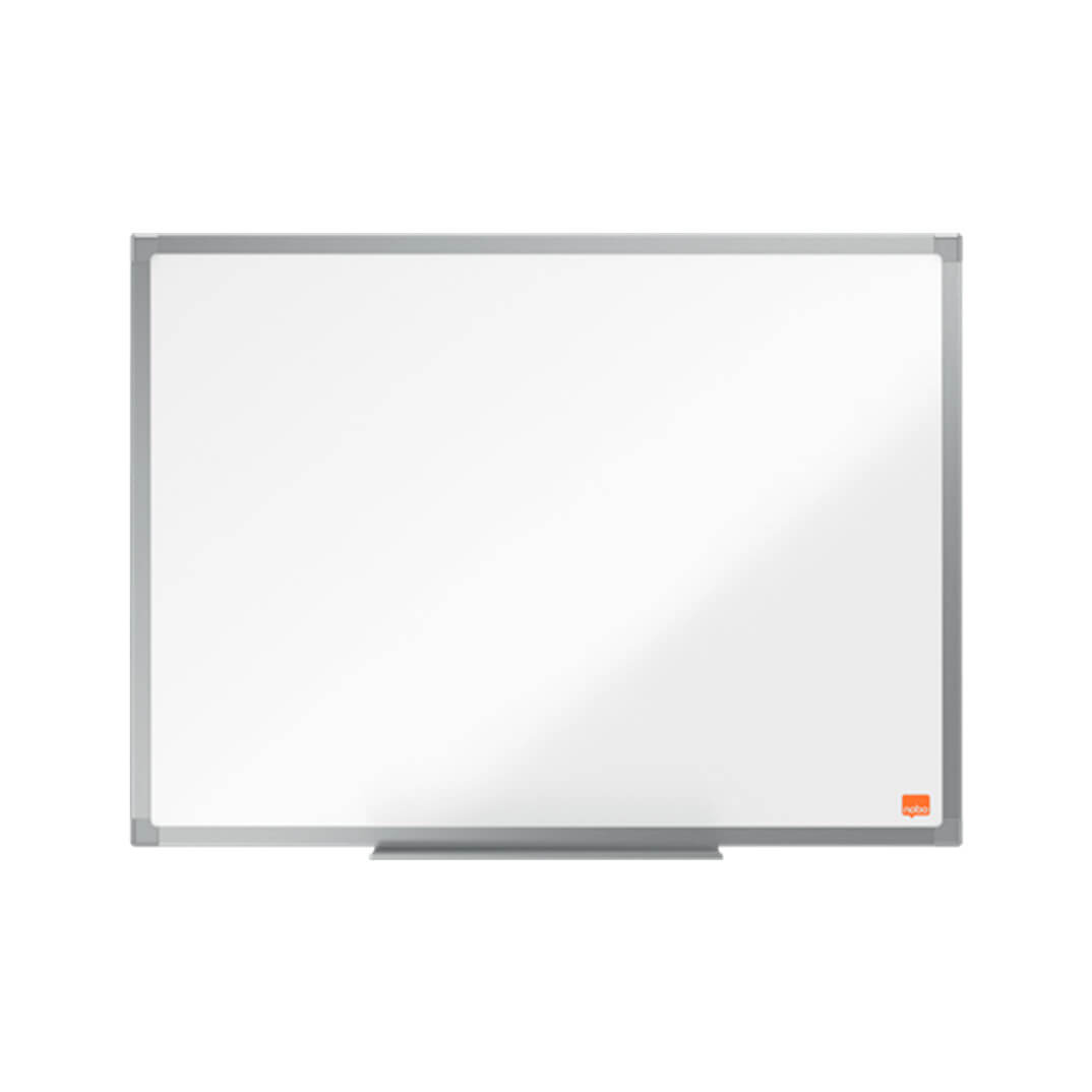 Pizarra Nobo Essence acero lacado 600x450 blanco