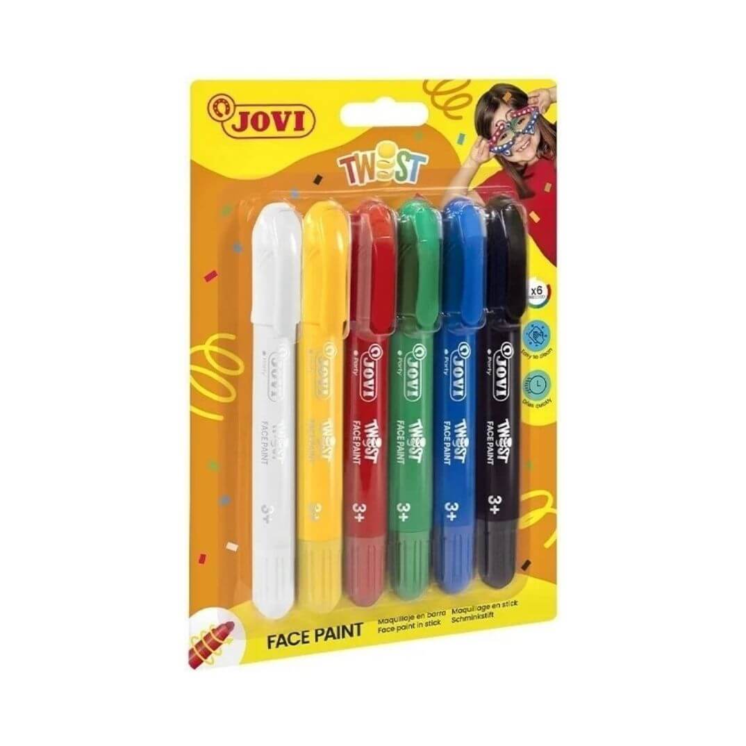 Pack 6 Barra maquillaje Jovi twist make up Surtido