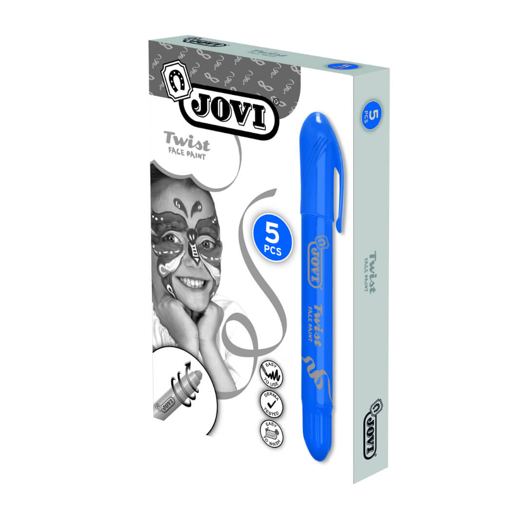 Pack 5 Barra maquillatge Jovi twist make up blau