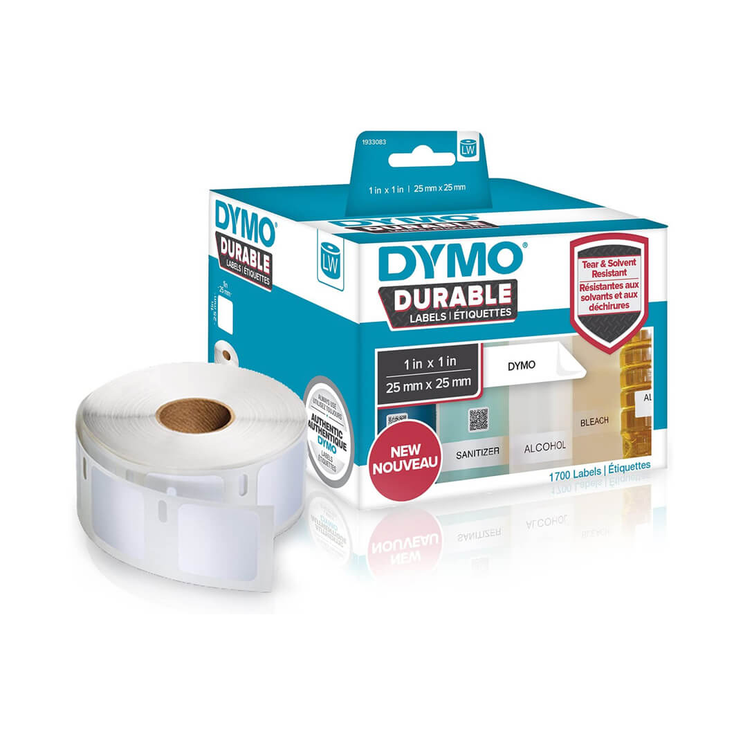 Pack 2 rotllos etiquetes Dymo 25x25mm