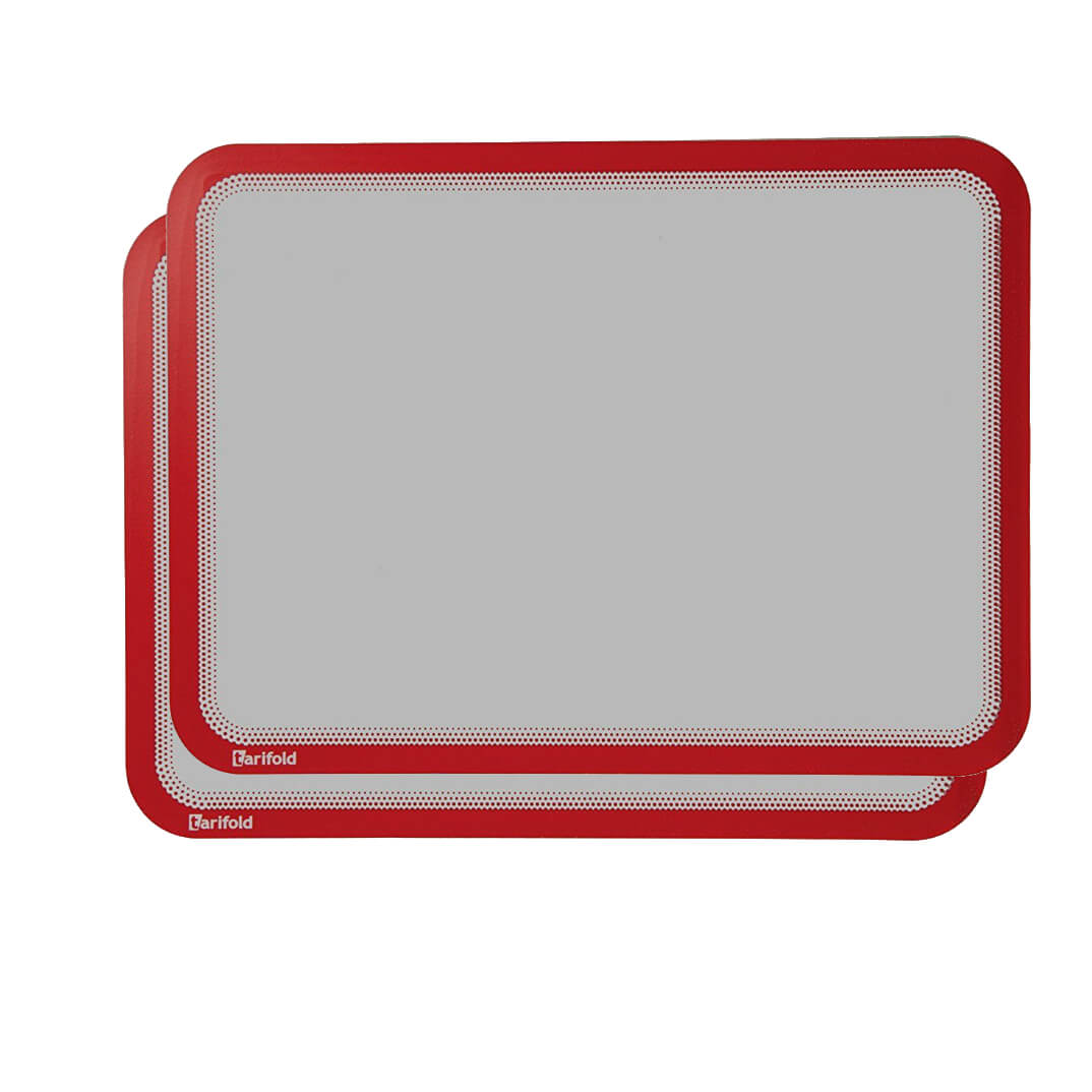 Pack 2 marcos magneto adhesivos rojos