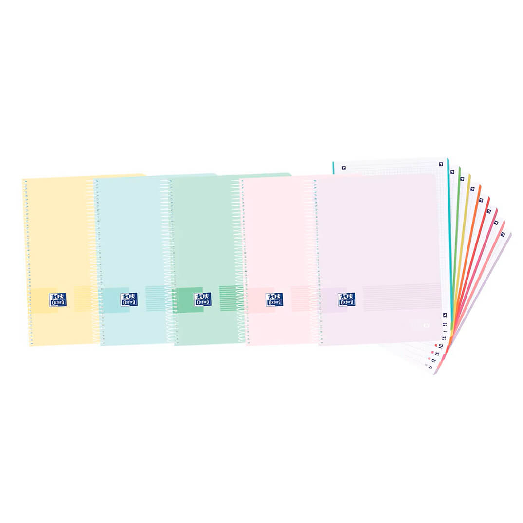 Quadern Oxford Eurobook 5 A4 C5 pastís 120 fulls