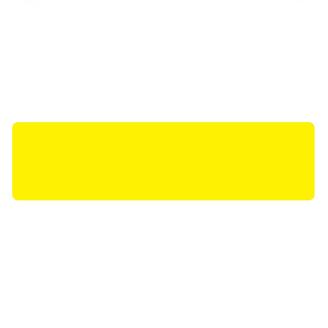 Símbolo "Tira" amarillo adhesivo marcaje suelo(10u