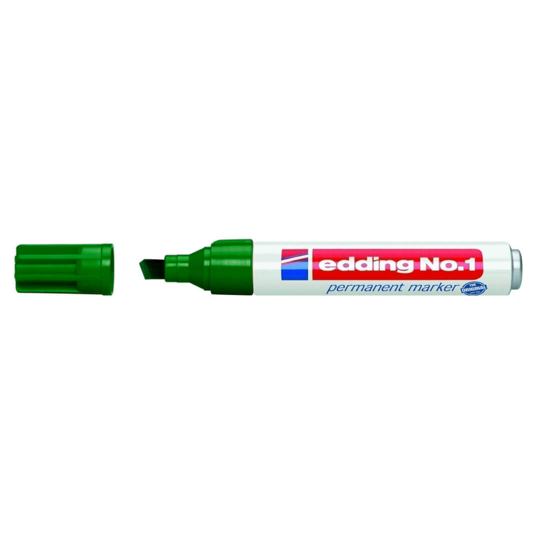Rotulador edding Nº 1 verde