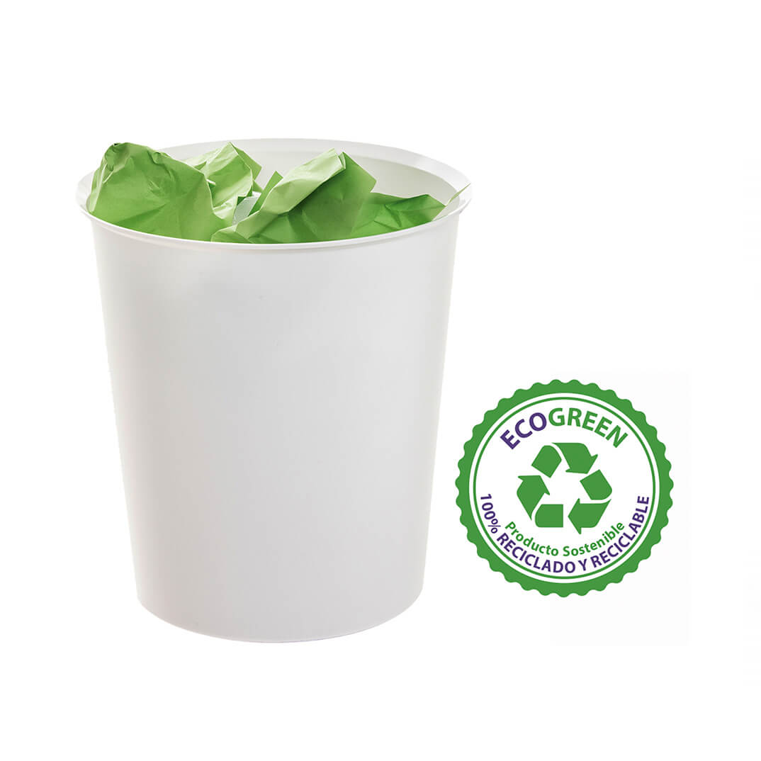 Papelera Archivo 2000 Ecogreen 18l blanca