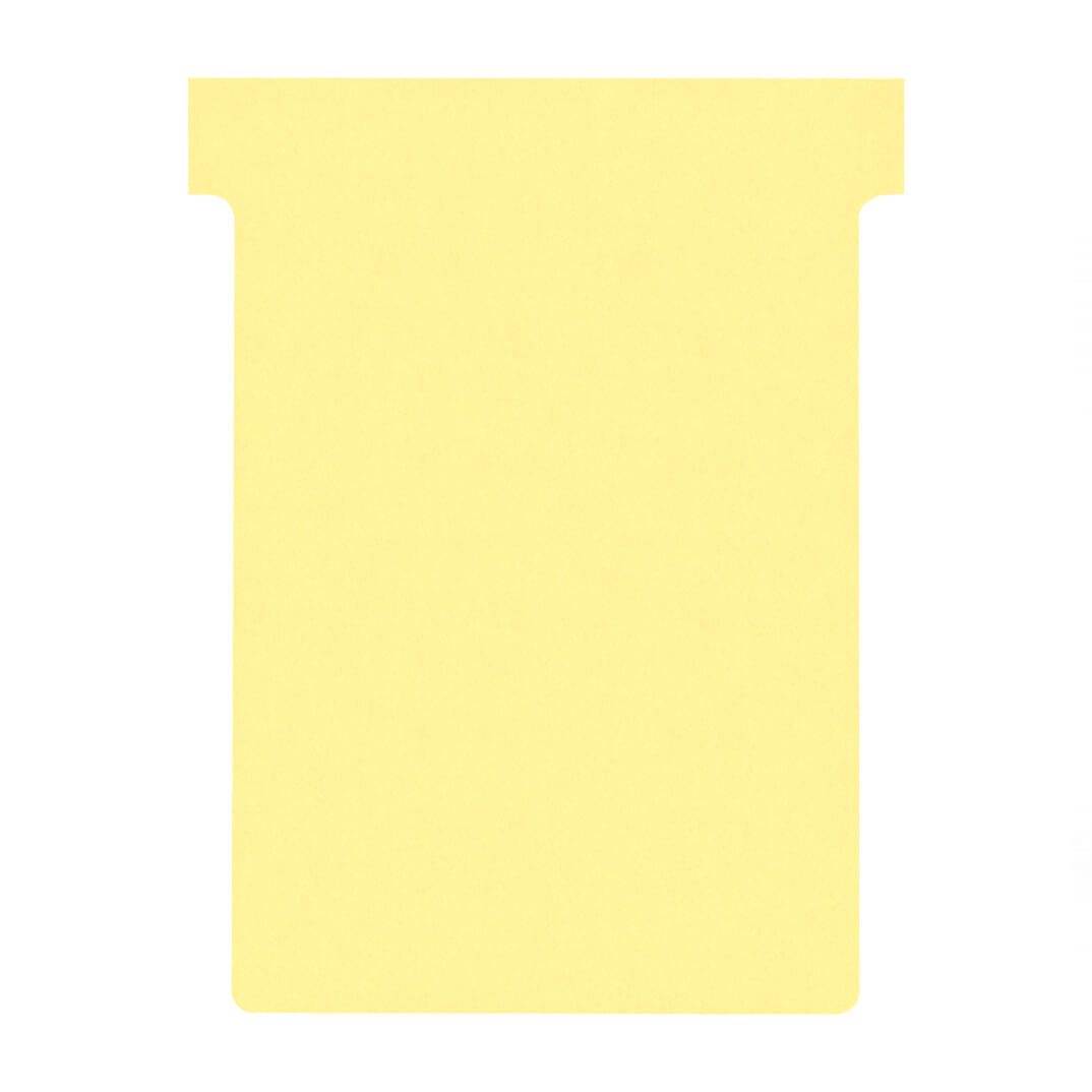 Paquete 100 fichas T Nobo T-3 amarillo