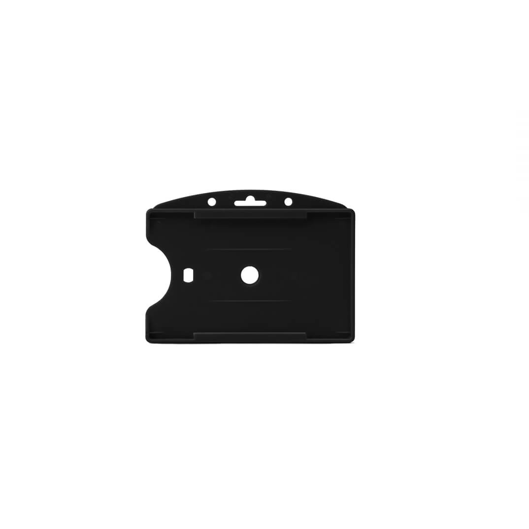 Pack 10 identificadores rígidos negro 60x89mm