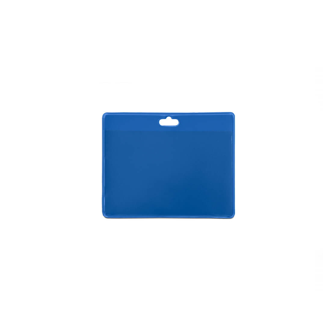 Pack 30 fundes identificació PVC blau 103x82,5mm