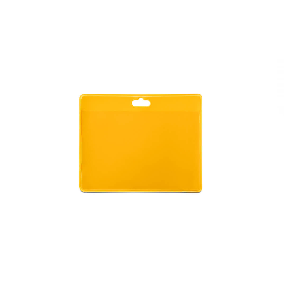 Pack 30 fundas ident. PVC amarillo 103x82,5mm