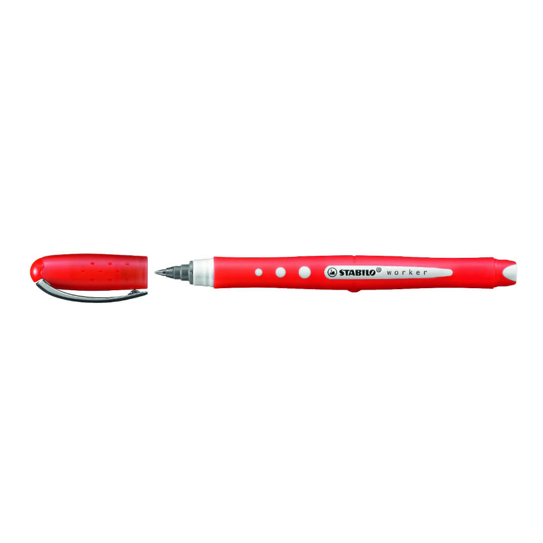 Rotulador Stabilo worker + rojo