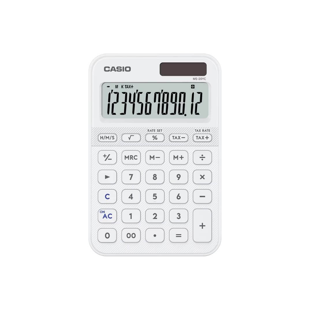 Calculadora de sobretaula Casio MS-20YC-WE