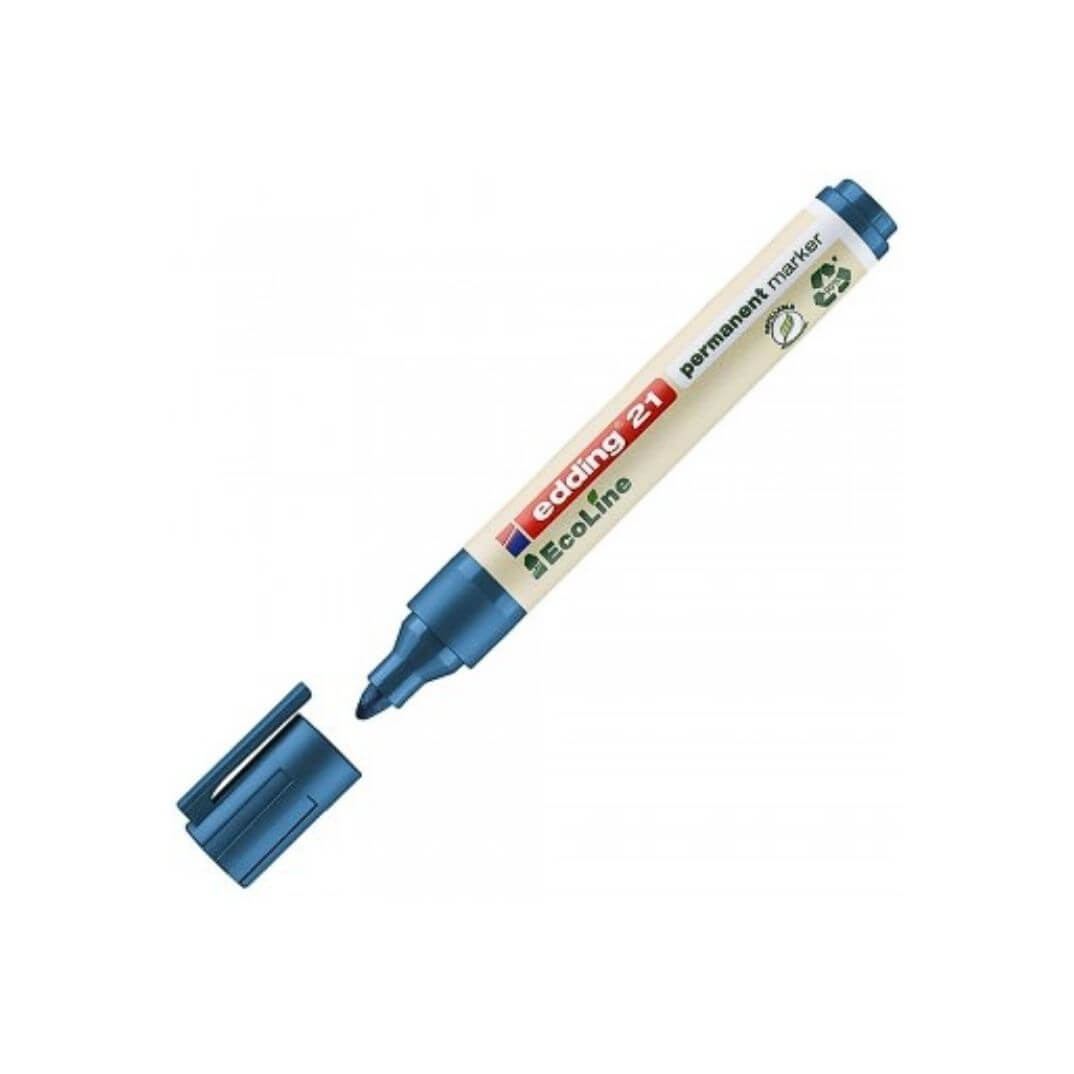 Retolador permanent edding ecoline 21 blau