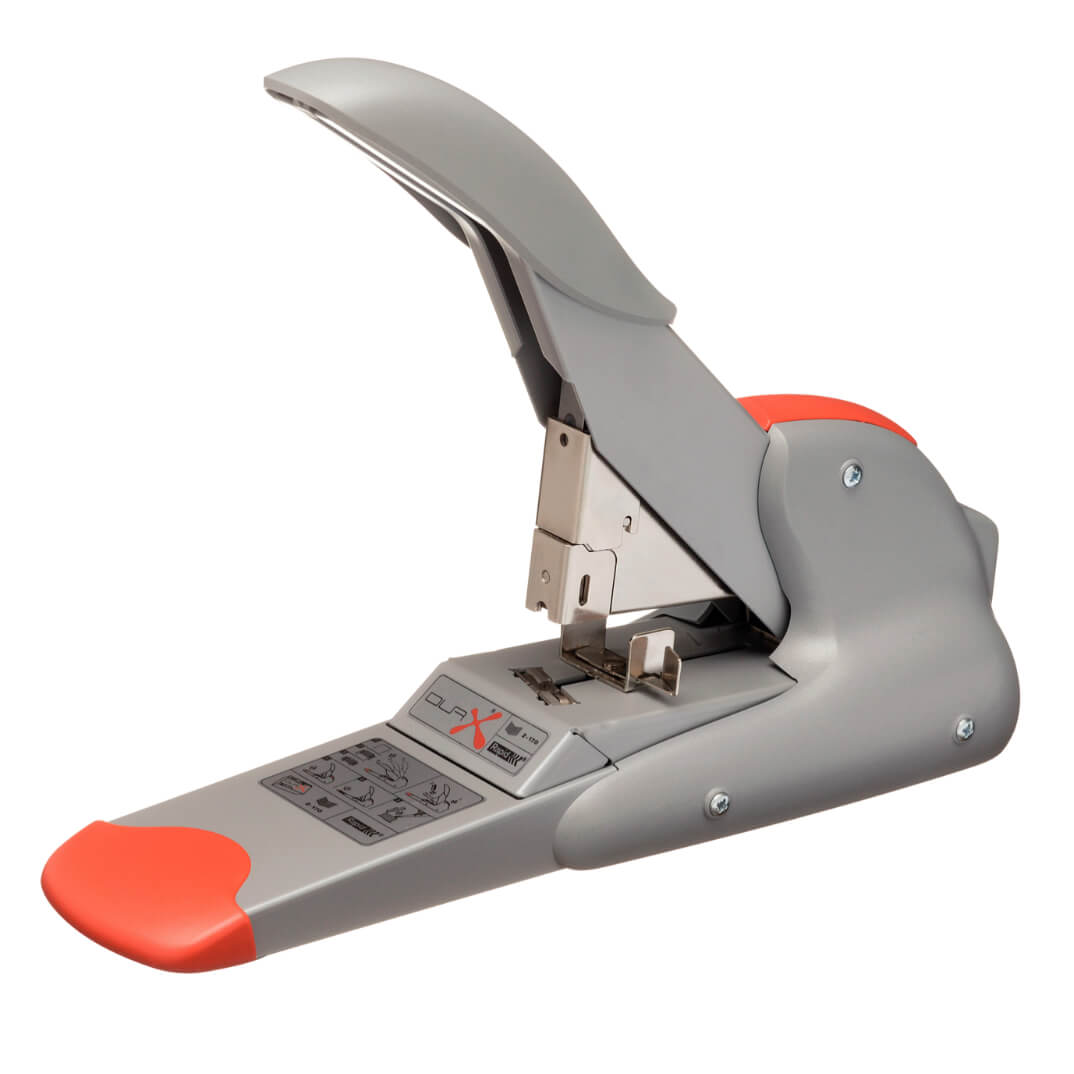 Grapadora Rapid Duax plata/naranja