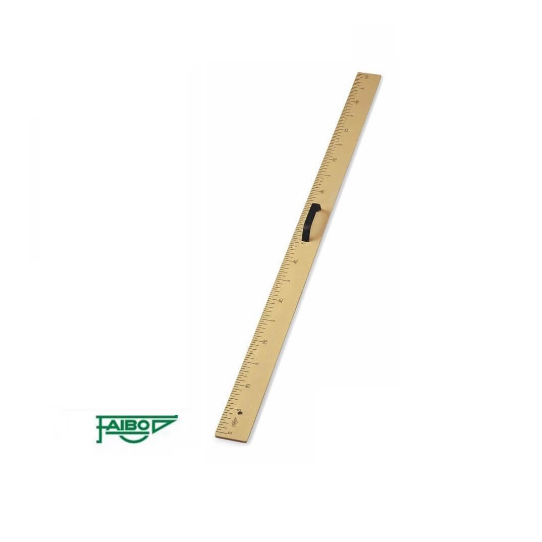 Regla plástico para pizarra imitación madera 100cm