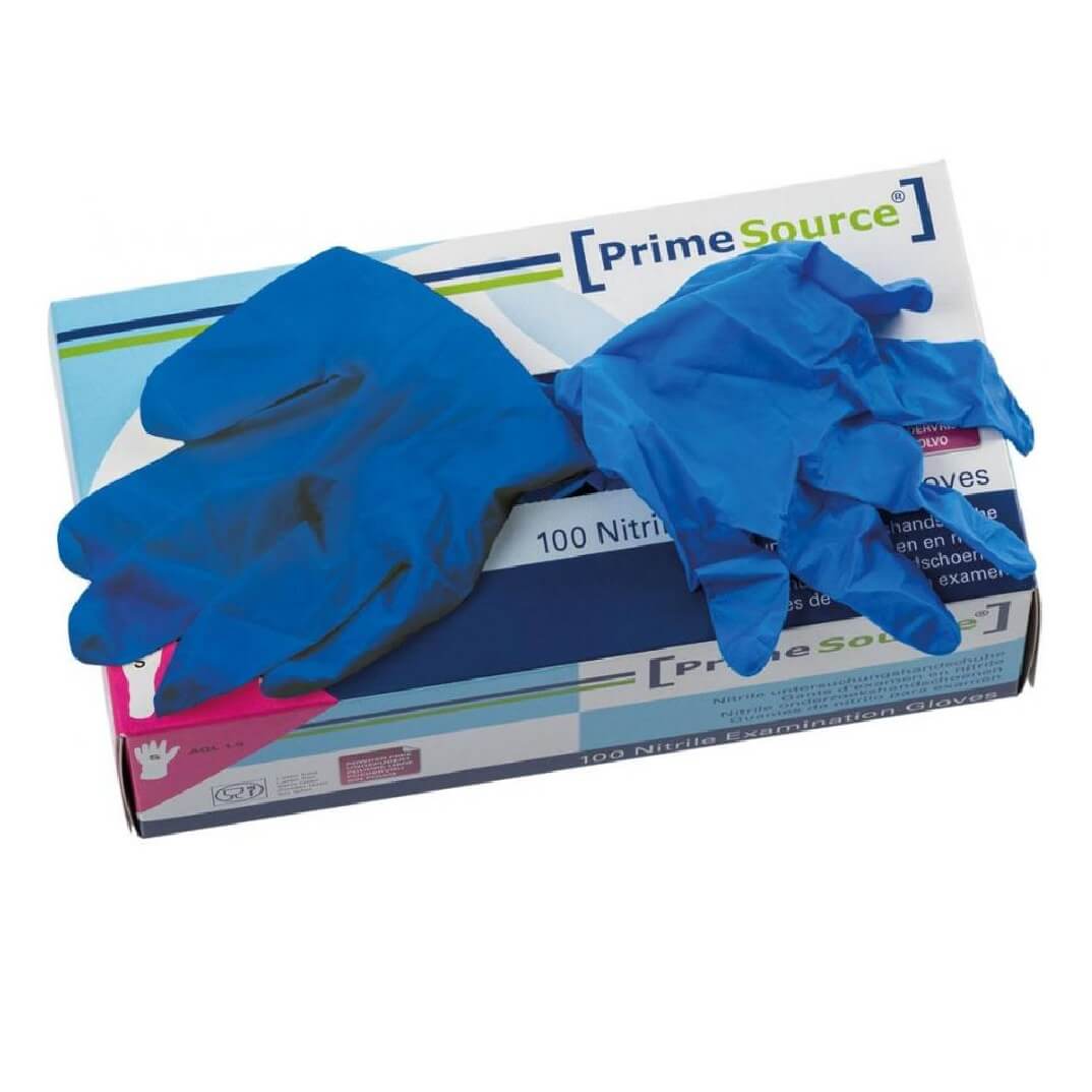 Caixa 100 guants vinil sense talc talla mitjana