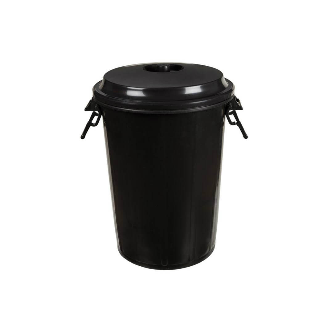 Cubo basura industrial con tapa 100 litros