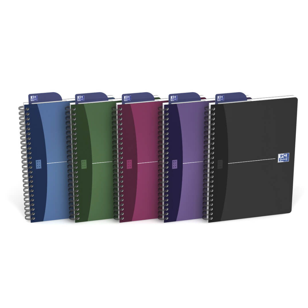 Cuaderno Oxford Office A5 C5 tapas PP