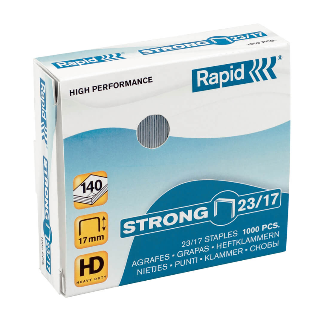 Grapas Rapid Strong 23/20 galv. (c/ 1000)