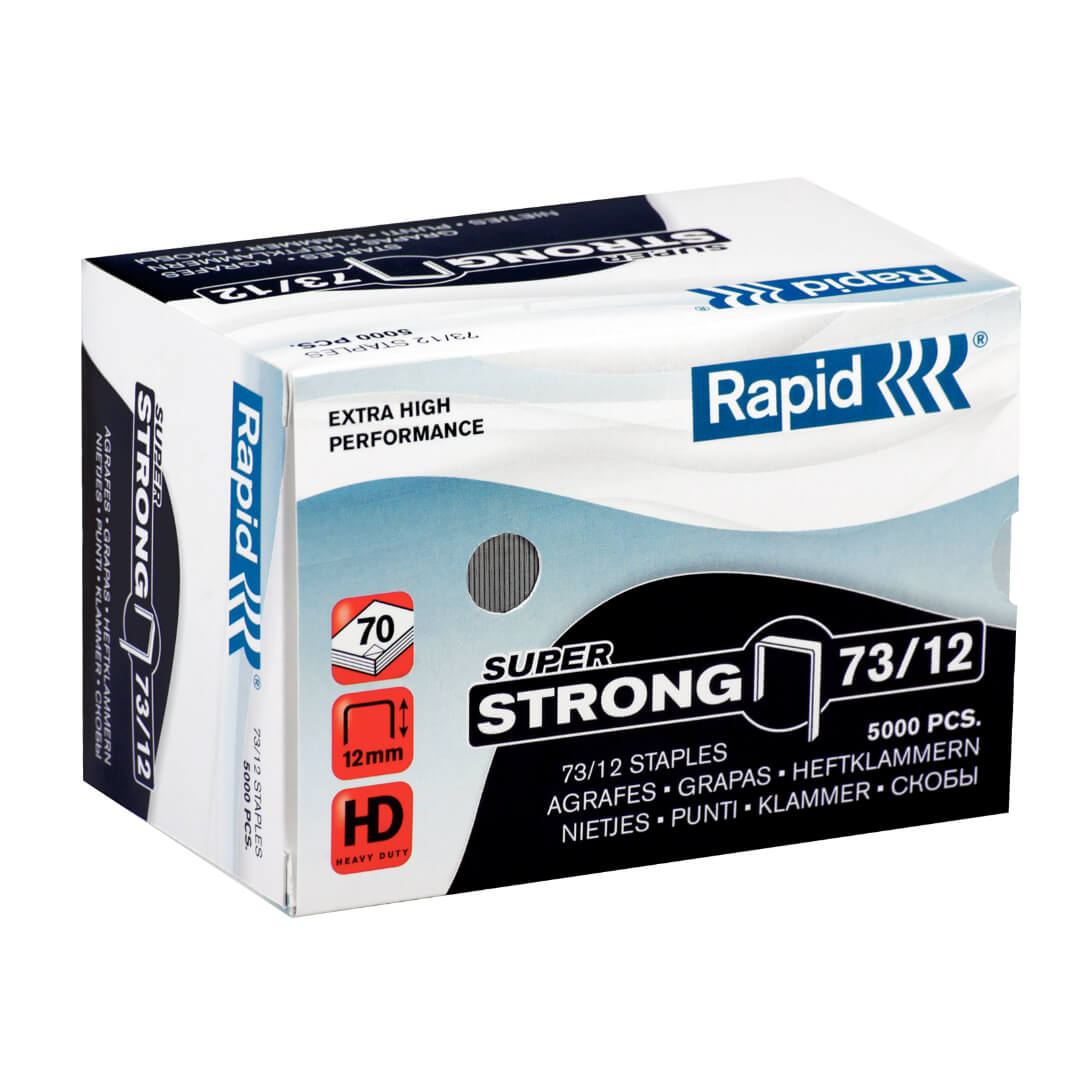 Grapas Rapid Super Strong 73/12 galv. (c/ 5000)