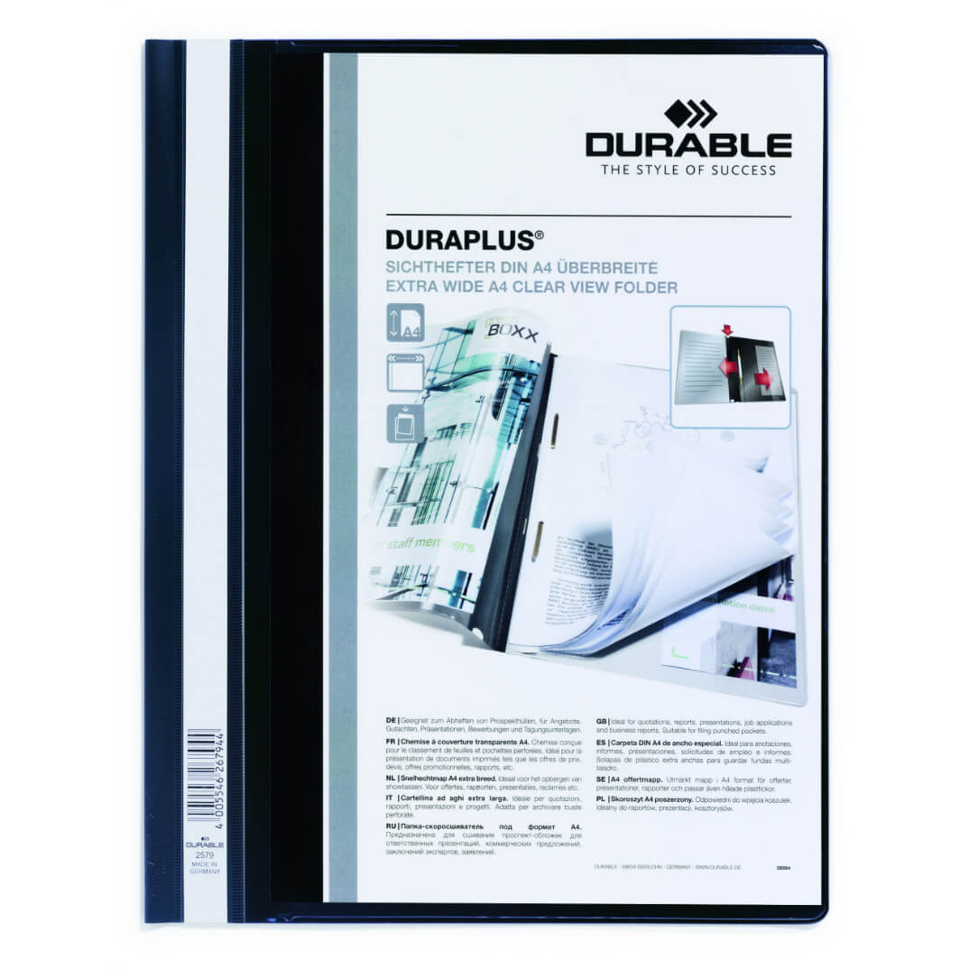 Carpeta de fastener Duraplus negre