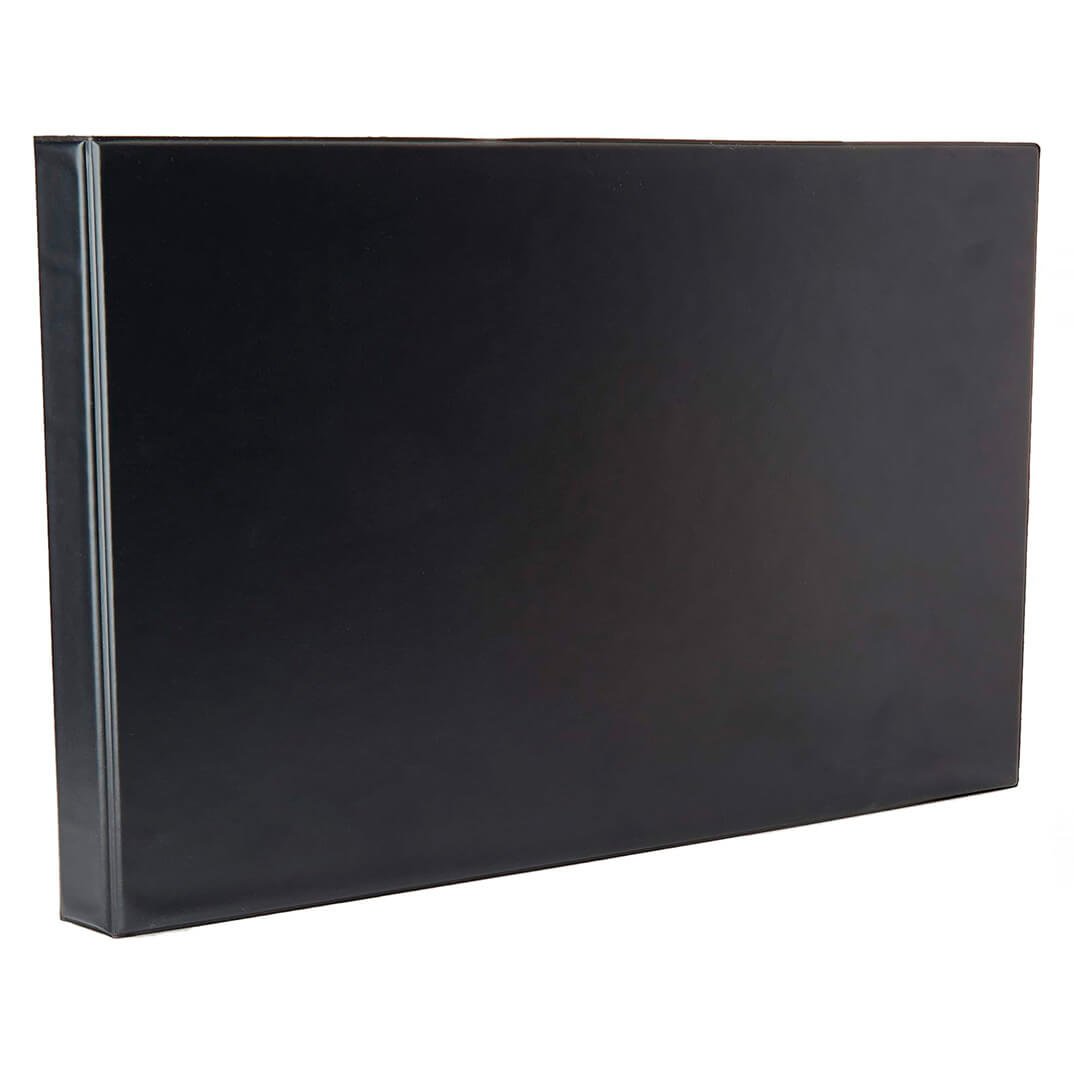 Carpeta A3 apaïssat 4 anelles negra