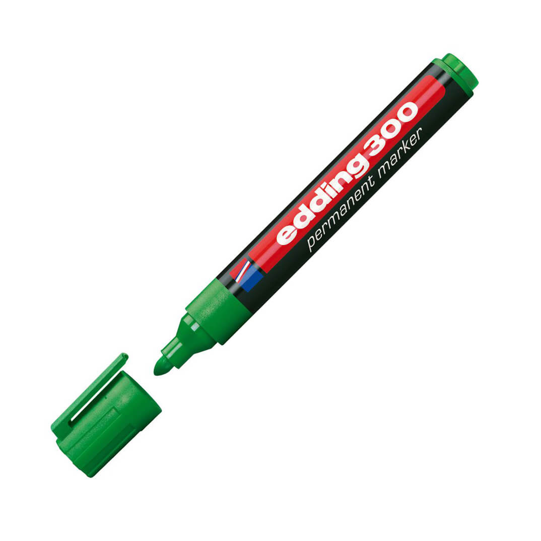 Rotulador edding 300 verde
