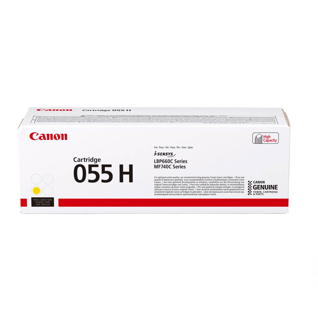 Tóner Canon 055H p/ lbp663/mf744 amarillo 5.900p.