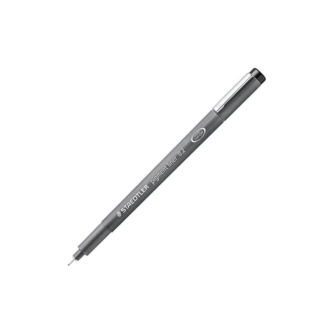 Pack 10 rotuladores Staedtler 308 negro 0,2mm